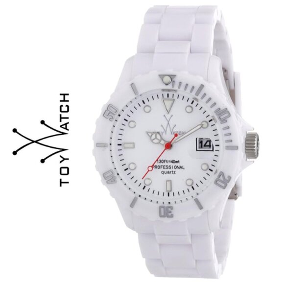 ToyWatch Women\'s White Ceramic-Style Quartz Watch main image 2
